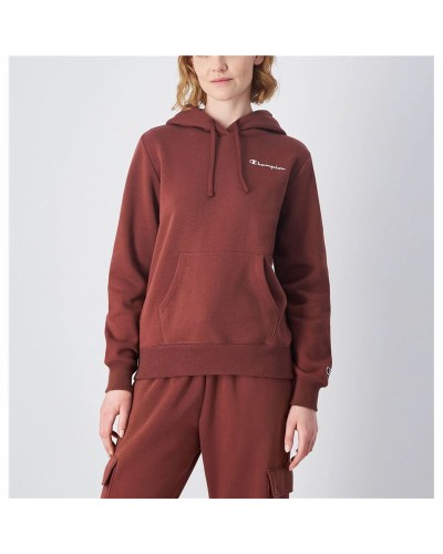 Sweat à capuche femme Champion Marron