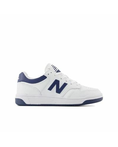 New Balance 480: Zapatillas Tenis Casual Niño, Azul/Blanco - Comodidad y Estilo
