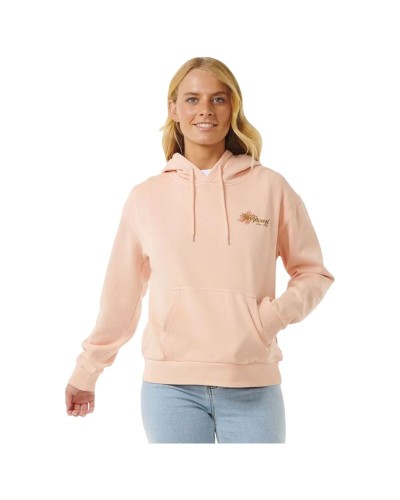 Rip Curl Damen Fleece Wild Bloom Gelb - Kapuze, Casual & Sportlich
