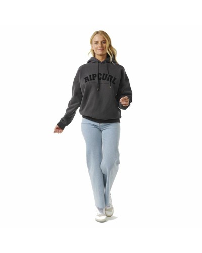 Rip Curl Damen Varsity Hoodie Schwarz - Freizeit & Sport
