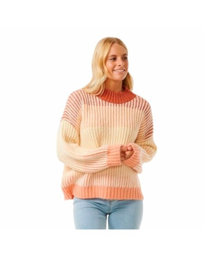 Tröja utan huva Dam Rip Curl Soleil Rib Knit Crew