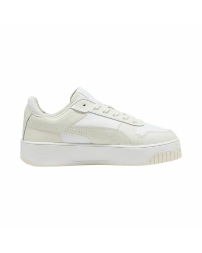 Puma Carina Street White: Women's Leather Casual Shoes, Comfort and Style
