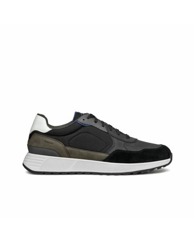 Geox Molveno Noir : Chaussures Tennis Décontractées Homme - Respirantes & Confortables
