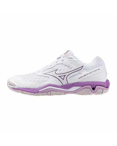 Chaussures de sport pour femme Mizuno Wave Phantom 3 Blanc Femme Handball