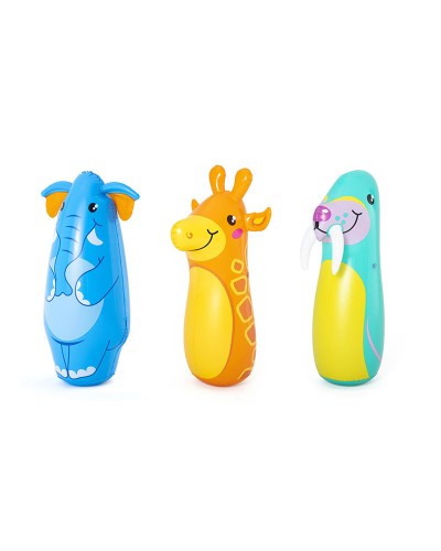 Bestway Sac de Frappe Gonflable Enfants Animaux - 89cm - Jeu Sportif
