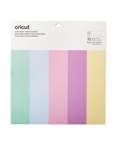 Zelfklevend karton voor snijplotters Cricut Smrt Multicolour (10 Stuks)