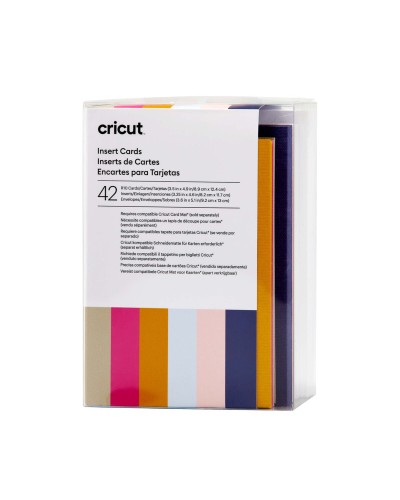 Cartes d'insertion pour plotter à découper Cricut Sensei R10 (42 Unités)