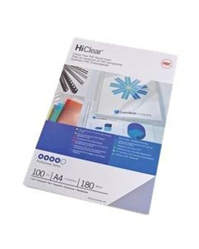 GBC Cubiertas Encuadernación Transparentes PVC - A4 210x297 - 100 uds
