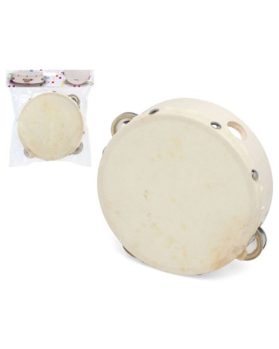Wooden Tambourine Ø 14cm - Musical Instrument for Children
