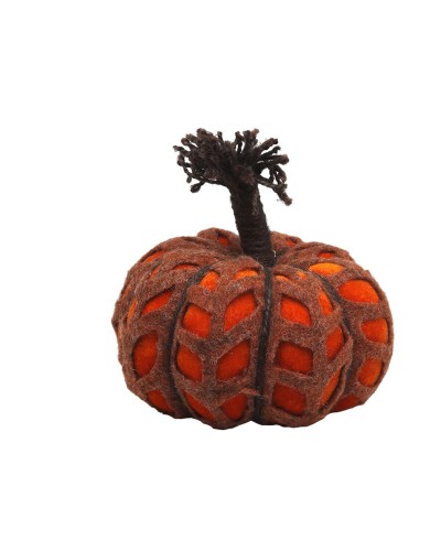 Halloween Deko Kürbis 15cm - Gruselige Dekoration für Partys
