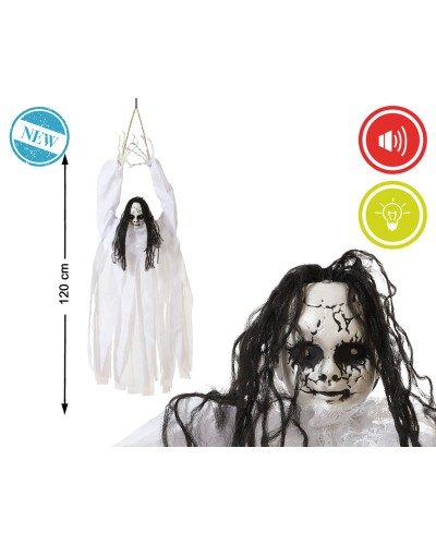 Halloween Geist 120cm - Gruselige Dekoration für Themenpartys
