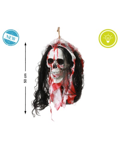 Halloween Deko Schädel 50cm - Horror Ornament für Partys
