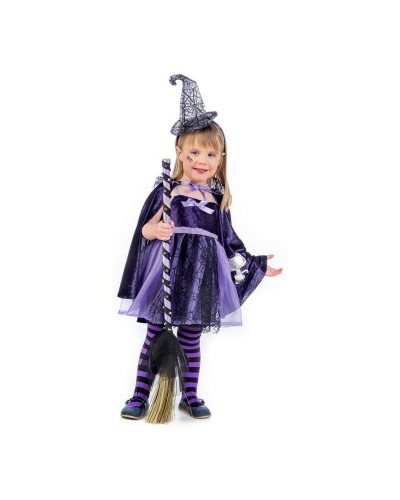 Costume Bambina Strega Arcobaleno - Taglia 2 - Travestimento Halloween
