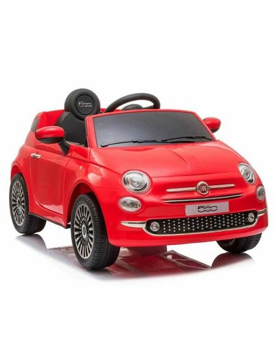 Coche Eléctrico para Niños Fiat 500 Rojo Con control remoto MP3 30 W 6 V 113 x 67,5 x 53 cm