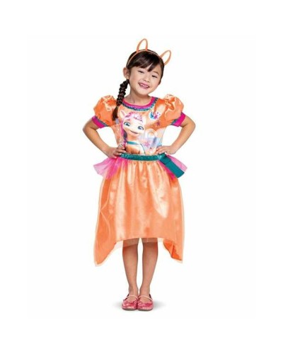 Costume Little Pony Sunny Starscout Arancio - 3 Pezzi - Bambina

