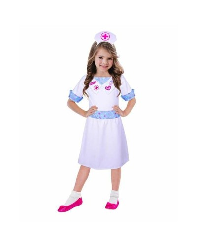 Distroller Tania Nurse Costume for Girls White - Funny Dress Up
