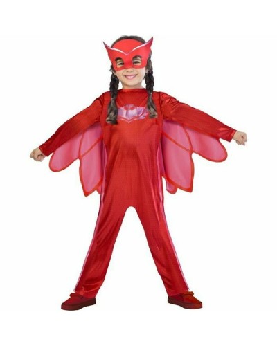 Lasten asut Pj Masks Owlette Punainen (3 Kappaletta)