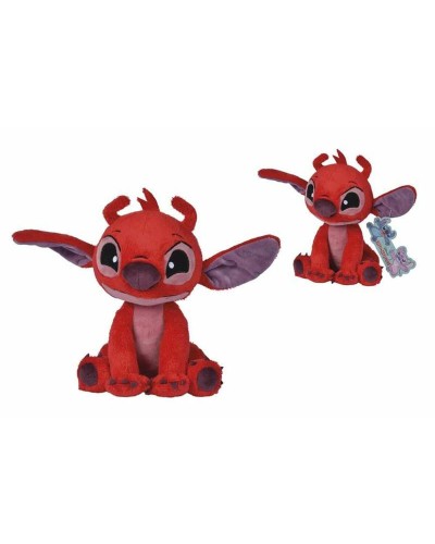 Peluche Stitch Leroy 25cm Rosso Multicolore - Pupazzo da Collezione
