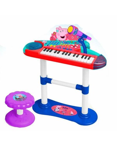 Peppa Pig Toy Piano with Microphone and Bench - Musical Fun
