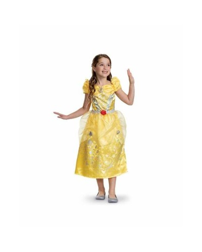 Costume Disney Belle Fille 5-6 Ans - Robe de Princesse
