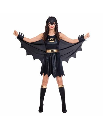 Batgirl Costume Adult Black - DC Comics Superhero Fancy Dress
