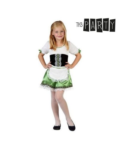 Costume Bavarese Bambina 2 Pezzi - Abito Tipico Tedesco Oktoberfest
