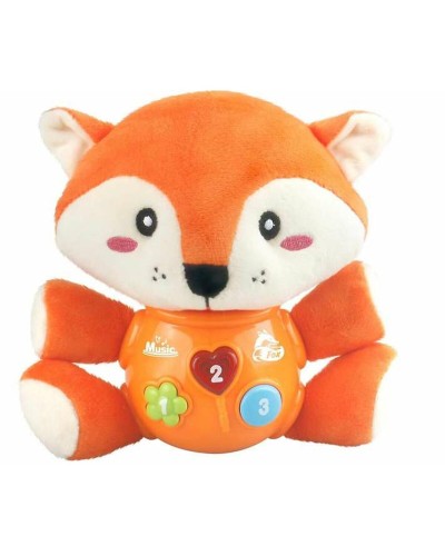 Peluche Musical Zorro 24cm - Suave, Melodías Relajantes para Bebés
