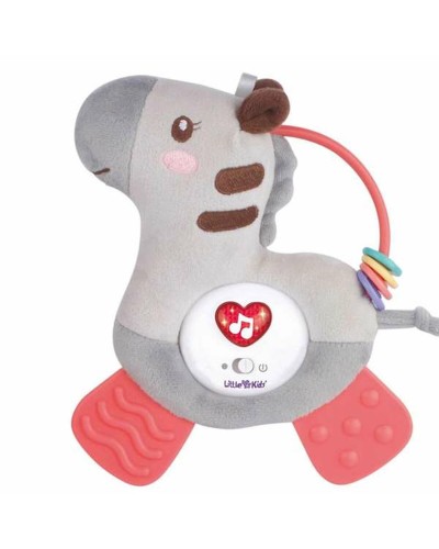 Peluche Musicale Zebra 24cm - Gioco Morbido per Neonati e Bambini
