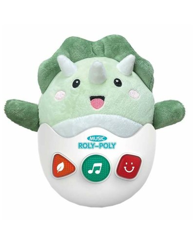 Muzikale Knuffel 22 cm Dinosaurus