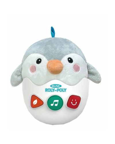 Peluche Musical Pingouin 22cm - Doux et Câlin pour Enfants
