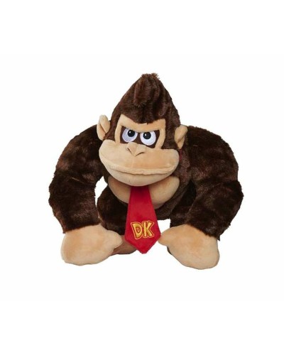 Smoby Peluche Donkey Kong 30cm - Peluche Doux Idée Cadeau
