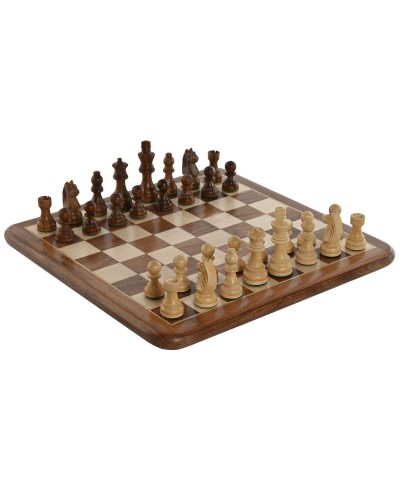 Esprit Chess in Maple and Acacia - Elegant Home Set
