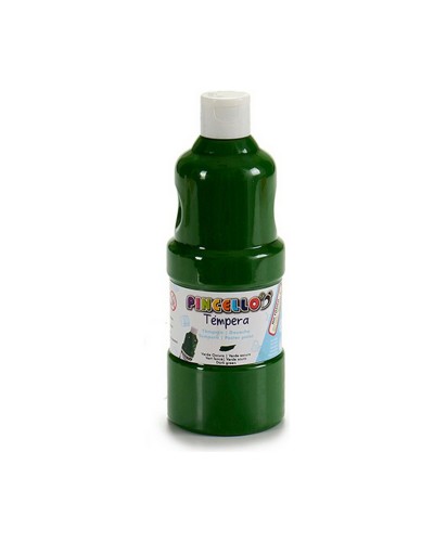 Témpera Verde Oscuro 400ml - Pintura de Dedos Lavable para Escuela y Hobby
