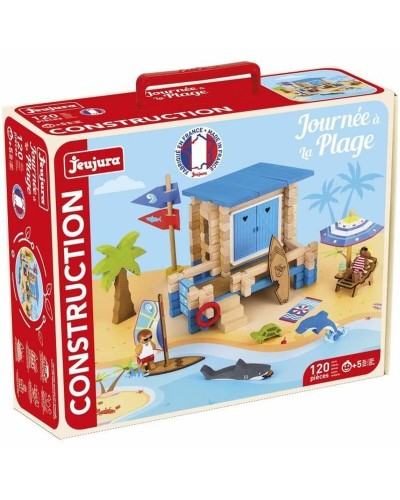 Jeujura Día de Playa: Juego de Construcción de Madera - Diversión en la Playa
