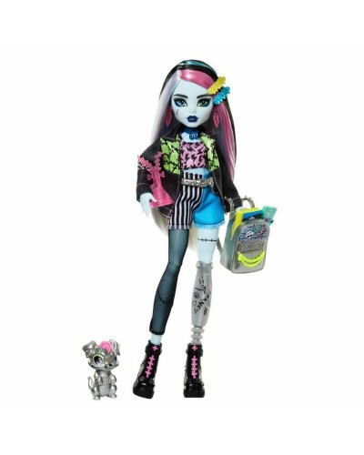 Monster High Frankie Stein Bambola Bebè + Accessori Gioco
