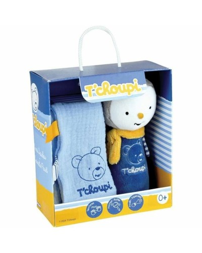 Jemini T'choupi Muñeco Bebé Recién Nacido 25cm - Suave y Achuchable
