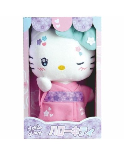 Plüsch Hello Kitty Kimono Rosa Kawaii - Jemini, Weiche Puppe 20cm
