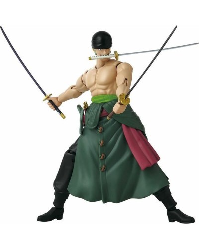 Figuuri, jossa liikkuvat raajat One Piece Anime Heroes: Zoro Style 3 Swords 17 cm