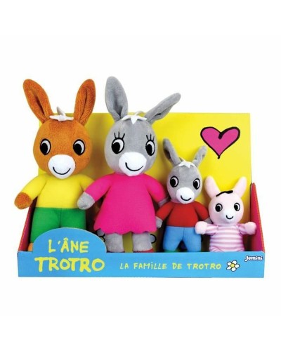 Jemini Peluche Trotro y Familia Marrón - Suave Peluche para Niños

