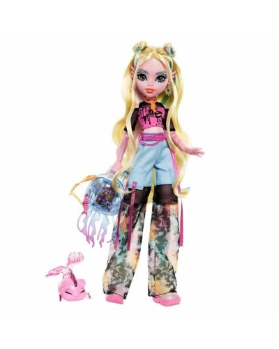 Monster High Bambolotto Lagoona Blue con Accessori - Bambola Bebè
