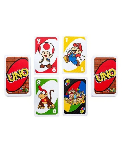 Card Game UNO Super Mario Mattel DRD00