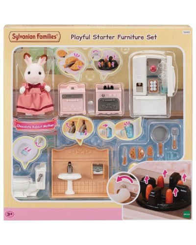Sylvanian Families 5449 : Ensemble d'accessoires pour maison de poupées - Mobilier et amusement

