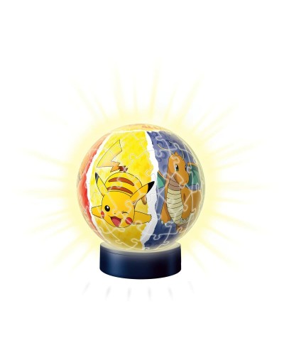 Ravensburger Puzzle 3D Pokémon - Lampe de Nuit LED - 72 Pièces
