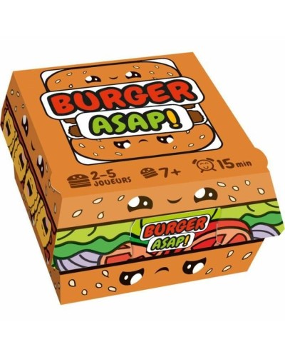 Asmodee Burger ASAP: Fast and Fun Board Game (FR)
