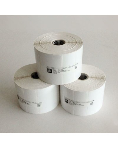 Zebra 87443 Thermopapierrolle Silber 76mm - Dauerhafte Etiketten
