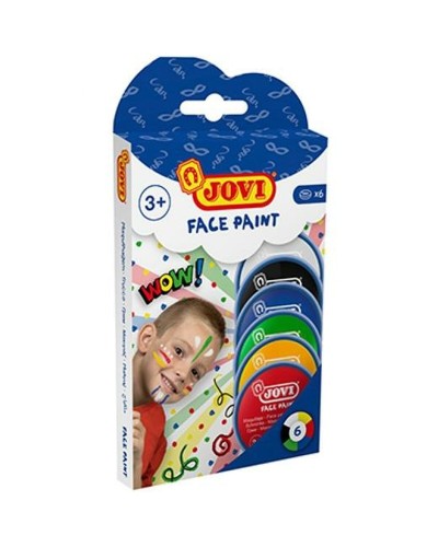 Jovi Pittura Viso 6 Colori x 8ml - Trucco Artistico Bambini e Adulti
