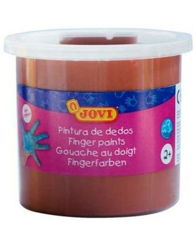 Jovi Pintura de Dedos Marrón - 5 Tubos x 125ml - Pintura de Dedos Atóxica
