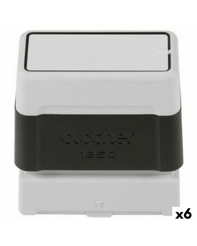 Brother Stamps 18x50mm Black - Set of 6 Pieces - Self-Inking Office
