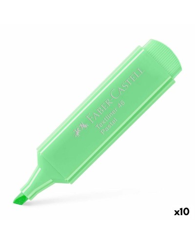 Faber-Castell Textliner 1546 Surligneur Vert Clair - Set de 10 Pièces.
