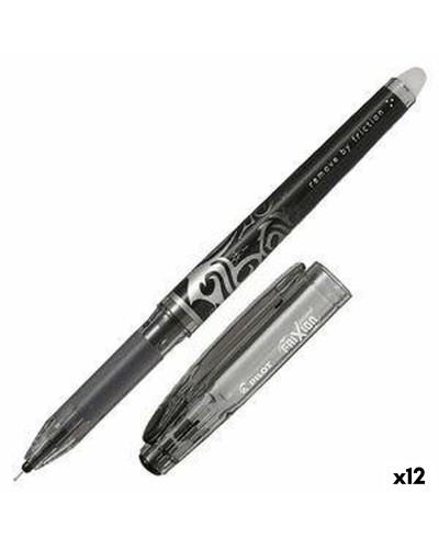 Pilot Frixion Point Penna Cancellabile Nera - 12 Unità - Inchiostro Liquido
